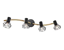 Спот с 4 лампами TR8658 Ambrella light чёрный E14 в стиле лофт 