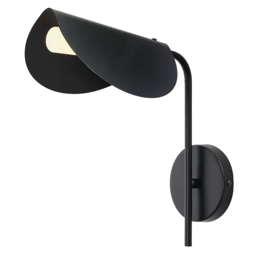 Бра Valentina MR1950-1W MyFar чёрный на 1 лампа, основание чёрное в стиле современный  фото 2