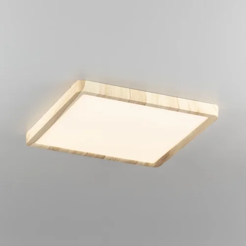 Светильник потолочный LED Бейсик CL738K242V Citilux белый на 1 лампу, основание бежевое в стиле современный хай-тек квадратный фото 6