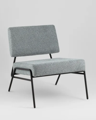 Кресло Теллинг шенилл серо-синий УТ000041926 Stool Group, /, ножки//, размеры - *****мм