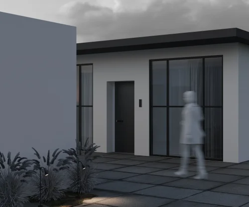 Парковый светильник LED Barb O531FL-L3B3K Maytoni уличный IP65 чёрный на 1 лампу, плафон чёрный в стиле современный хай-тек LED фото 9