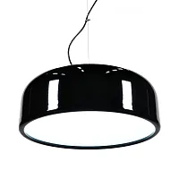 Светильник подвесной Scudo LDP 8369 BK Lumina Deco чёрный на 3 лампы, основание чёрное в стиле современный 
