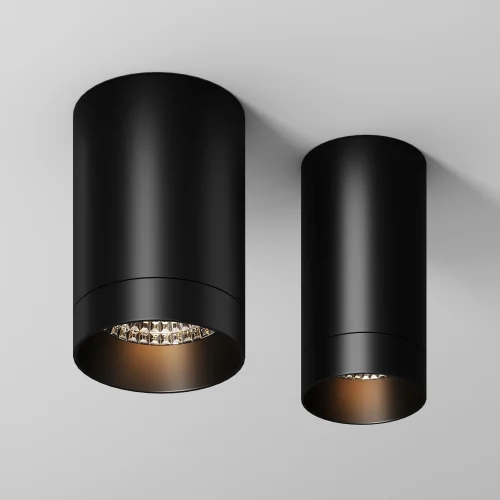 Накладной светильник LED уличный Luxe O500CL-L5B3K Maytoni уличный IP65 чёрный на 1 лампу, плафон чёрный в стиле современный хай-тек LED фото 6