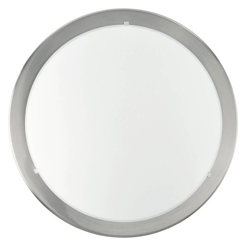 Светильник потолочный PLANET 82942 Eglo белый 1 лампа, основание никель серое в стиле минимализм модерн 