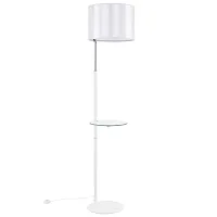 Торшер Батлер CL806010 Citilux со столиком белый 1 лампа, основание белое в стиле современный
