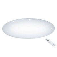 Люстра потолочная LED с пультом Giron-S 97543 Eglo белая на 1 лампа, основание белое в стиле современный с пультом
