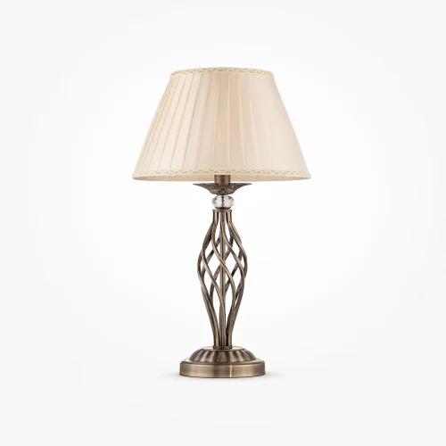 Настольная лампа Grace RC247-TL-01-R Maytoni белая на 1 лампу, основание бронзовое металл в стиле классический 