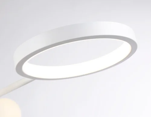 Светильник потолочный LED с пультом FL66229 Ambrella light белый 1 лампа, основание белое в стиле современный хай-тек с пультом фото 8
