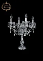 Настольная лампа 12.25.4.141-45.Cr.Sp Bohemia Art Classic прозрачная 4 лампы, основание хром металл в стиле классический 