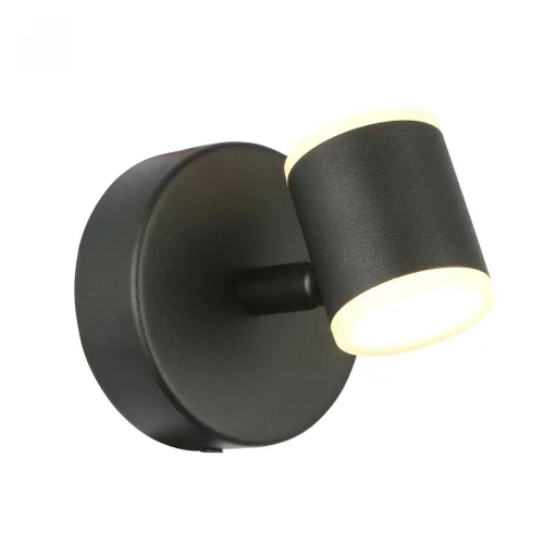 Бра LED Formolla SL1597.401.01 ST-Luce чёрный белый на 1 лампа, основание чёрное в стиле хай-тек 