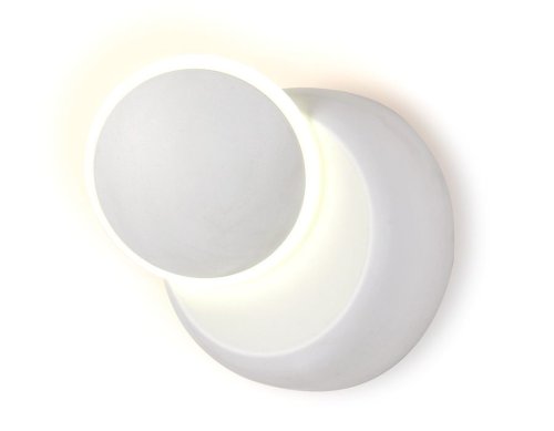 Бра LED Sota FW115 Ambrella light белый на 1 лампа, основание белое в стиле хай-тек современный 