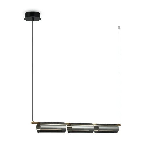 Светильник подвесной LED Stick FR5395PL-L12B Freya чёрный 1 лампа, основание чёрное в стиле современный хай-тек 