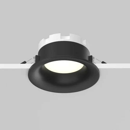 Светильник точечный Slim DL027-GX53-B Maytoni чёрный на 1 лампу, основание чёрное в стиле современный круглый фото 4