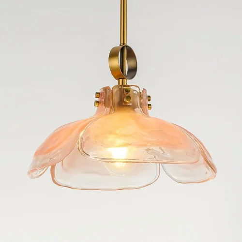 Светильник подвесной FLEUR C Розовый 179612-26 ImperiumLoft розовый 1 лампа, основание золотое в стиле современный лофт  фото 2