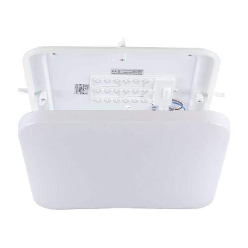 Светильник потолочный LED Frania-S 900364 Eglo белый 1 лампа, основание белое в стиле современный квадраты фото 4