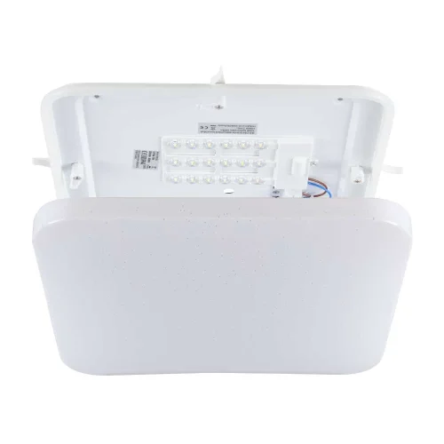 Светильник потолочный LED Frania-S 900364 Eglo белый на 1 лампу, основание белое в стиле современный квадраты фото 4