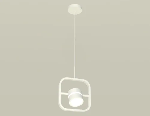 Светильник подвесной XB9118153 Ambrella light белый 1 лампа, основание белое в стиле современный хай-тек 