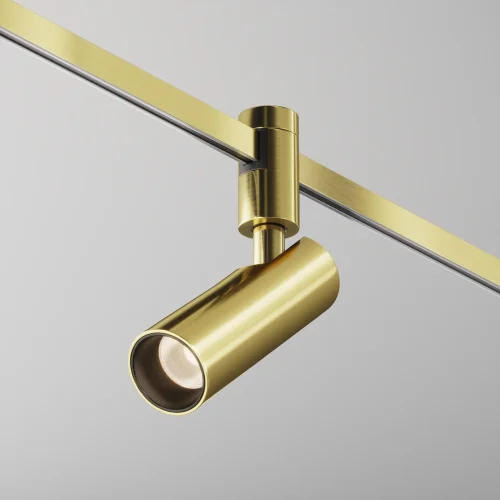 Трековый светильник Focus Led Flarity 3000K 12Вт 60° TR144-1-12W3K-W-BS Maytoni латунь для шинопроводов серии Magnetic trаck system Flarity латунь фото 9