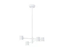 Светильник подвесной LED FL51705 Ambrella light белый 1 лампа, основание белое в стиле современный хай-тек 