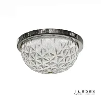 Светильник потолочный LED Bliss FOKD-68-351 CR iLedex прозрачный 1 лампа, основание хром в стиле модерн хай-тек 