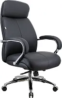 Офисное кресло Maxi Экокожа Черный EP Maxi PU Black Everprof, чёрный/экокожа, ножки//, размеры - 1160*1220***650*