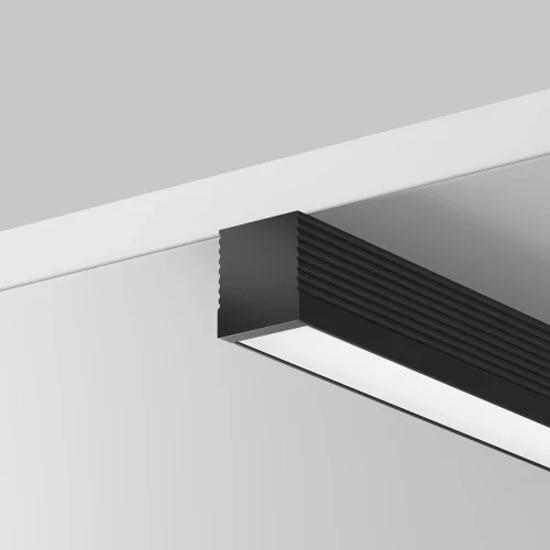 Алюминиевый профиль накладной 8x9 (Черный, 2 м), ALM-0809-B-2M 631002 Maytoni цвет LED K, световой поток Lm фото 6