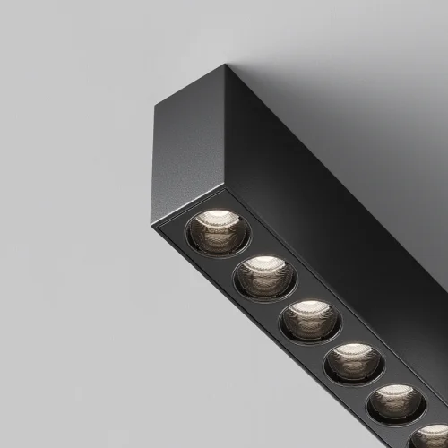 Светильник накладной LED Points C066CL-12W3-6K-B Maytoni чёрный на 1 лампу, основание чёрное в стиле современный хай-тек прямоугольник фото 2