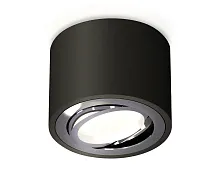 Светильник накладной Techno spot XS7511003 Ambrella light чёрный 1 лампа, основание чёрное в стиле хай-тек модерн круглый