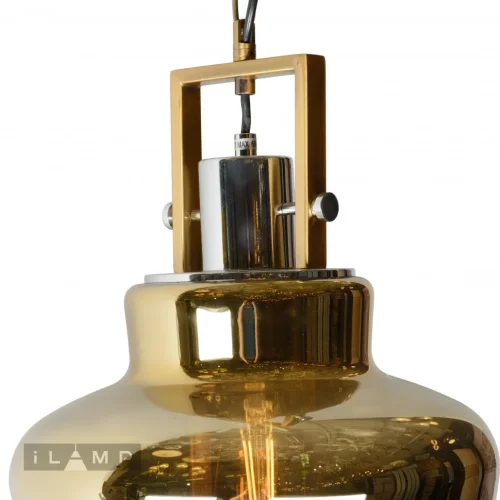 Светильник подвесной Dama A1500/C3 GD iLamp золотой 1 лампа, основание золотое в стиле современный лофт  фото 4