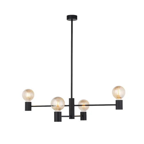 Люстра на штанге Radius 7931-NW Nowodvorski чёрная на 4 лампы, основание чёрное в стиле лофт фото 3 Люстра на штанге Radius 7931-NW Nowodvorski чёрная на 4 лампы, основание чёрное в стиле лофт фото 3