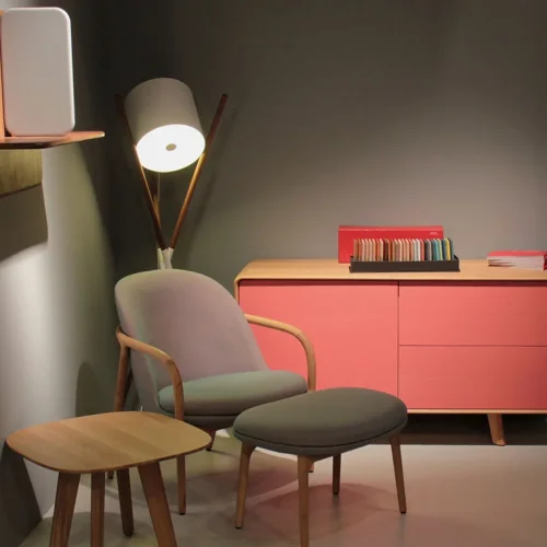 Торшер SHIFT LAMP 101411-26 ImperiumLoft чёрный на 1 лампу, основание коричневое в стиле современный фото 5