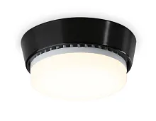 Светильник накладной G10189 Ambrella light чёрный 1 лампа, основание чёрное в стиле современный хай-тек круглый