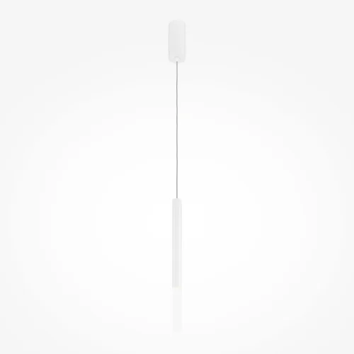 Светильник подвесной LED Pro Shade MOD157PL-L6WK Maytoni белый на 1 лампу, основание белое в стиле современный минимализм трубочки фото 3