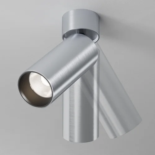 Светильник потолочный Фокус / FOCUS LED 12 Вт 4000 К 50° C055CL-L12W4K-W-PT Maytoni платина ЛЕД в стиле современный хай-тек трубочки фото 5 Светильник потолочный Фокус / FOCUS LED 12 Вт 4000 К 50° C055CL-L12W4K-W-PT Maytoni платина ЛЕД в стиле современный хай-тек трубочки фото 5