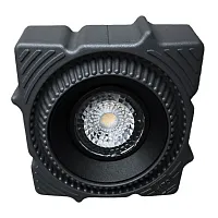 Светильник точечный LED ST753.438.07 ST-Luce на 1 лампу, основание чёрное в стиле современный хай-тек для пвх потолка