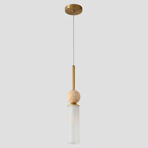 Светильник подвесной SIMPLY SP1 BRASS Crystal Lux белый на 1 лампу, основание латунь в стиле минимализм фото 4 Светильник подвесной SIMPLY SP1 BRASS Crystal Lux белый на 1 лампу, основание латунь в стиле минимализм фото 4