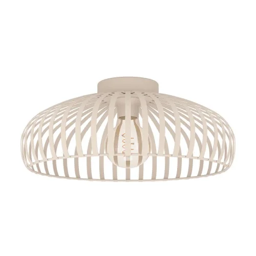 Светильник потолочный Mogano 901747 Eglo бежевый на 1 лампу, основание бежевое в стиле кантри современный  Светильник потолочный Mogano 901747 Eglo бежевый на 1 лампу, основание бежевое в стиле кантри современный