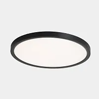 Светильник потолочный LED CLT 526C400 BL Crystal Lux чёрный на 1 лампу, основание чёрное в стиле современный 