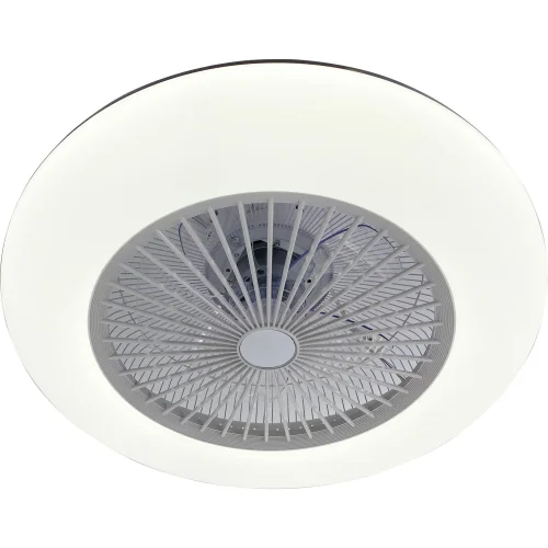 Люстра с вентилятором LED Mirafo TL1208X-72WH Toplight белая на 1 лампа, основание белое в стиле современный 