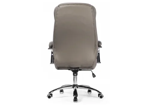 Компьютерное кресло Tomar серое 1741 Woodville, серый/искусственная кожа, ножки/металл/хром, размеры - *1260***680*680 фото 6