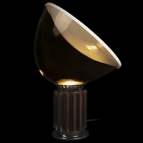Настольная лампа Taccia 10294/S Brown LOFT IT прозрачная 1 лампа, основание бронзовое хром металл в стиле   фото 2