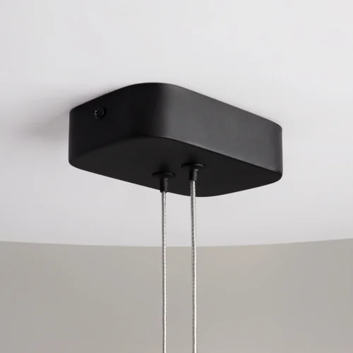 Светильник подвесной LED Eclipse MOD152PL-L1BK Maytoni прозрачный на 1 лампу, основание чёрное в стиле арт-деко фото 7