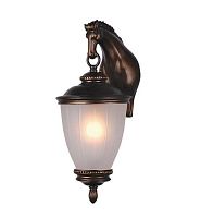 Настенный светильник Guards 1335-1W Favourite уличный IP44 коричневый 1 лампа, плафон белый в стиле классический E27