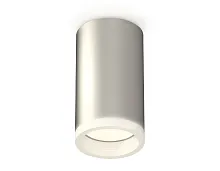 Светильник накладной Techno Spot XS XS6324040 Ambrella light серебряный 1 лампа, основание белое в стиле хай-тек современный круглый