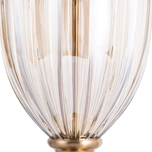 Настольная лампа Radison A2020LT-1PB Arte Lamp белая 1 лампа, основание медь прозрачное стекло металл в стиле классический  фото 4