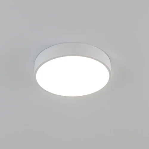 Светильник потолочный LED Купер CL72424V0 Citilux белый 1 лампа, основание белое в стиле современный хай-тек минимализм  фото 2