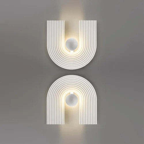 Бра ЛЕД Sun Gate 7197/6WL Odeon Light белый на 1 лампу, основание белое в стиле хай-тек фото 3 Бра ЛЕД Sun Gate 7197/6WL Odeon Light белый на 1 лампу, основание белое в стиле хай-тек фото 3