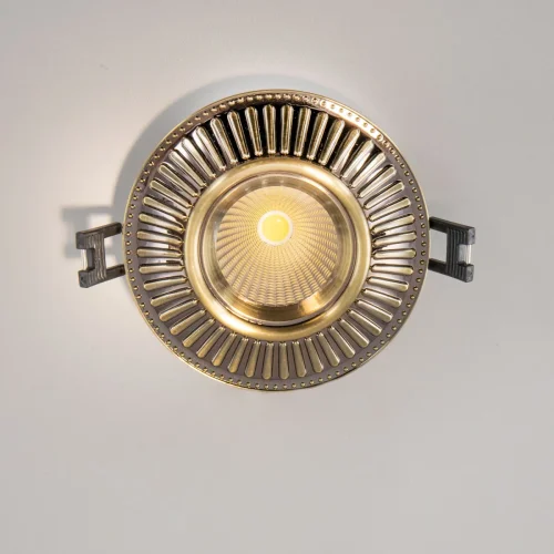 Светильник точечный LED Дзета CLD042NW3 Citilux бронзовый 1 лампа, основание бронзовое в стиле классический современный  фото 4