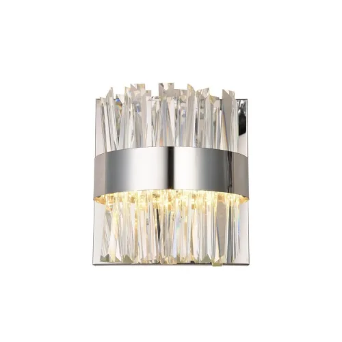 Бра LED Calabria 441 VL3073W01 Vele Luce прозрачный на 1 лампу, основание хром в стиле арт-деко 