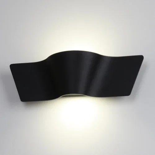 Бра LED CLT 014W BL Crystal Lux чёрный на 1 лампа, основание чёрное в стиле современный  фото 3